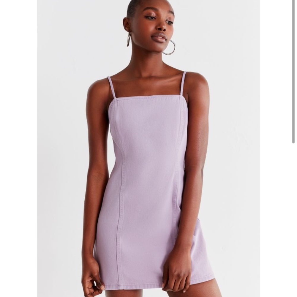 UO Denim Slip Dress